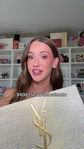 Let’s unbox the $400 YSL advent calendar #adventcalendar #unboxing #sephorahaul 