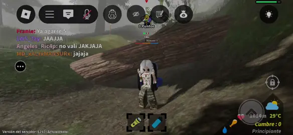 el día que subí una montaña para relajarme #roblox #fyp #Atrapada #noob #montañas 