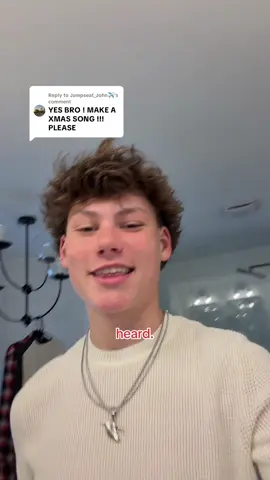 Replying to @Jumpseat_John✈️ This what yall wanted? #christmas #newmusic #lastchristmas #maddoxbatson #xmas 