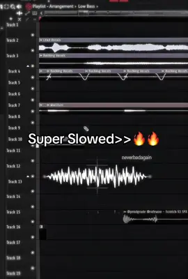is super slowed the best version? #hoodtrap #headlock #trendingsong #producertok #neverbadagain 