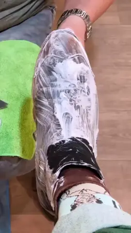 Mirror Shine Mastery - How to Restore Old Leather Shoes #shoeshine #satisfying #restoration #cleaning 