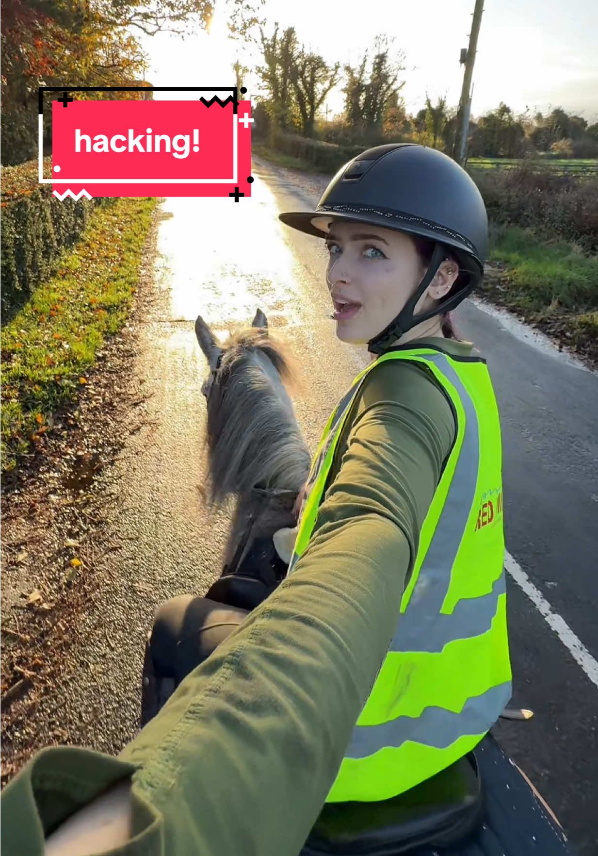 still upset about the squirrel #horsetok #horseriding #equestrian #horsesoftiktok #fyp 