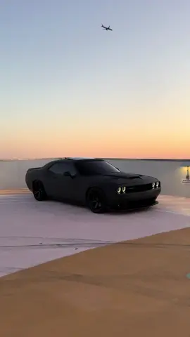 Miami Sunsets 🌅 🦇🖤… #dodge #challenger #unlockedl #viral #fyp 
