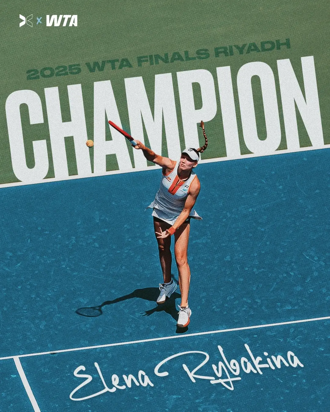 Rybakina ran it up in Riyadh 💸 Finishing the season as the @WTA Finals champion with the largest payout in women’s sports history. #tennis #money #riyadh #womenssports #sheesh 