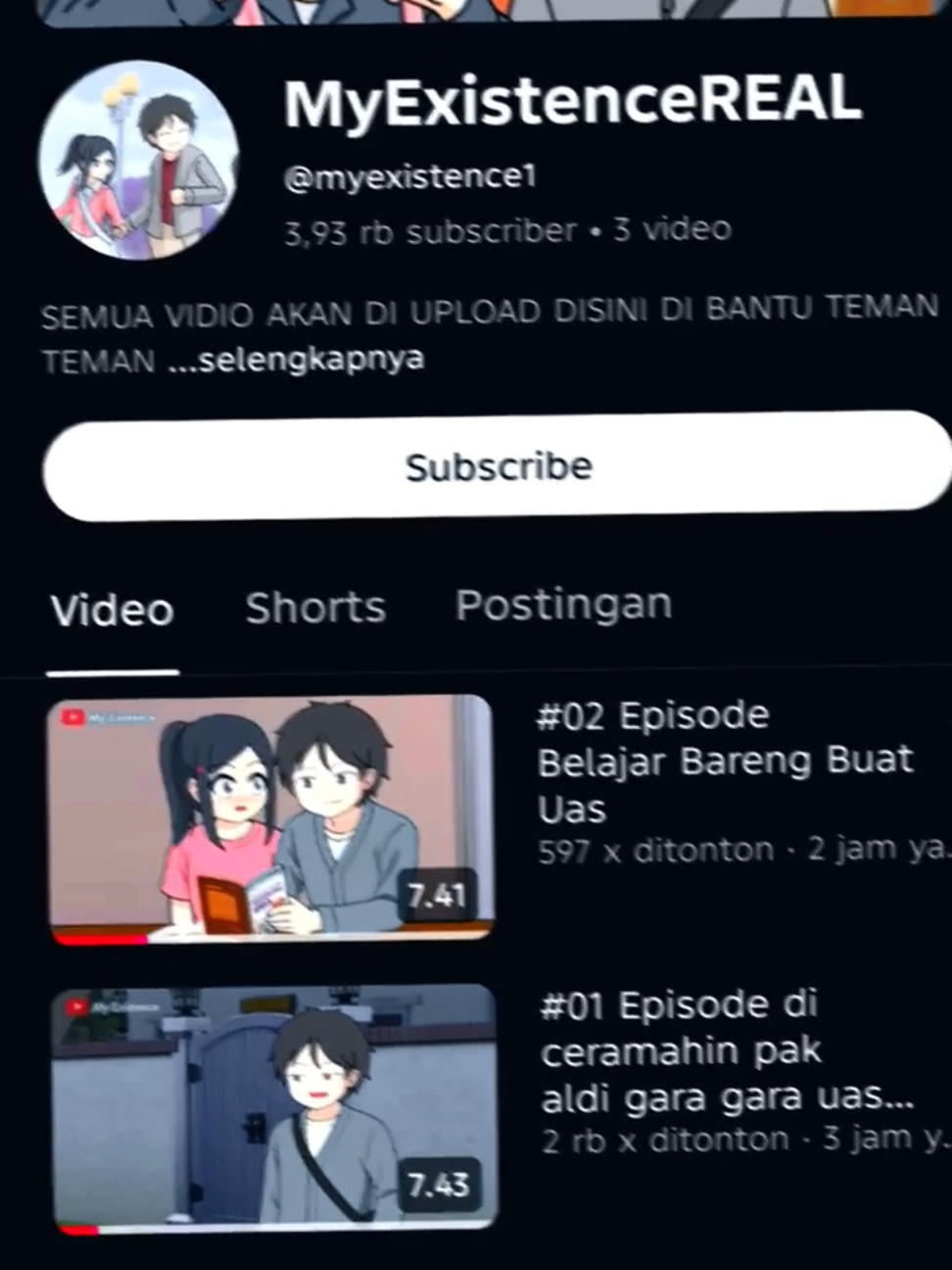 akhirnya apakah atmin  My Existance balik? , dan si admin udah klarif #myexistence #melisa #bayu #dompetkeringtoon #fypp 