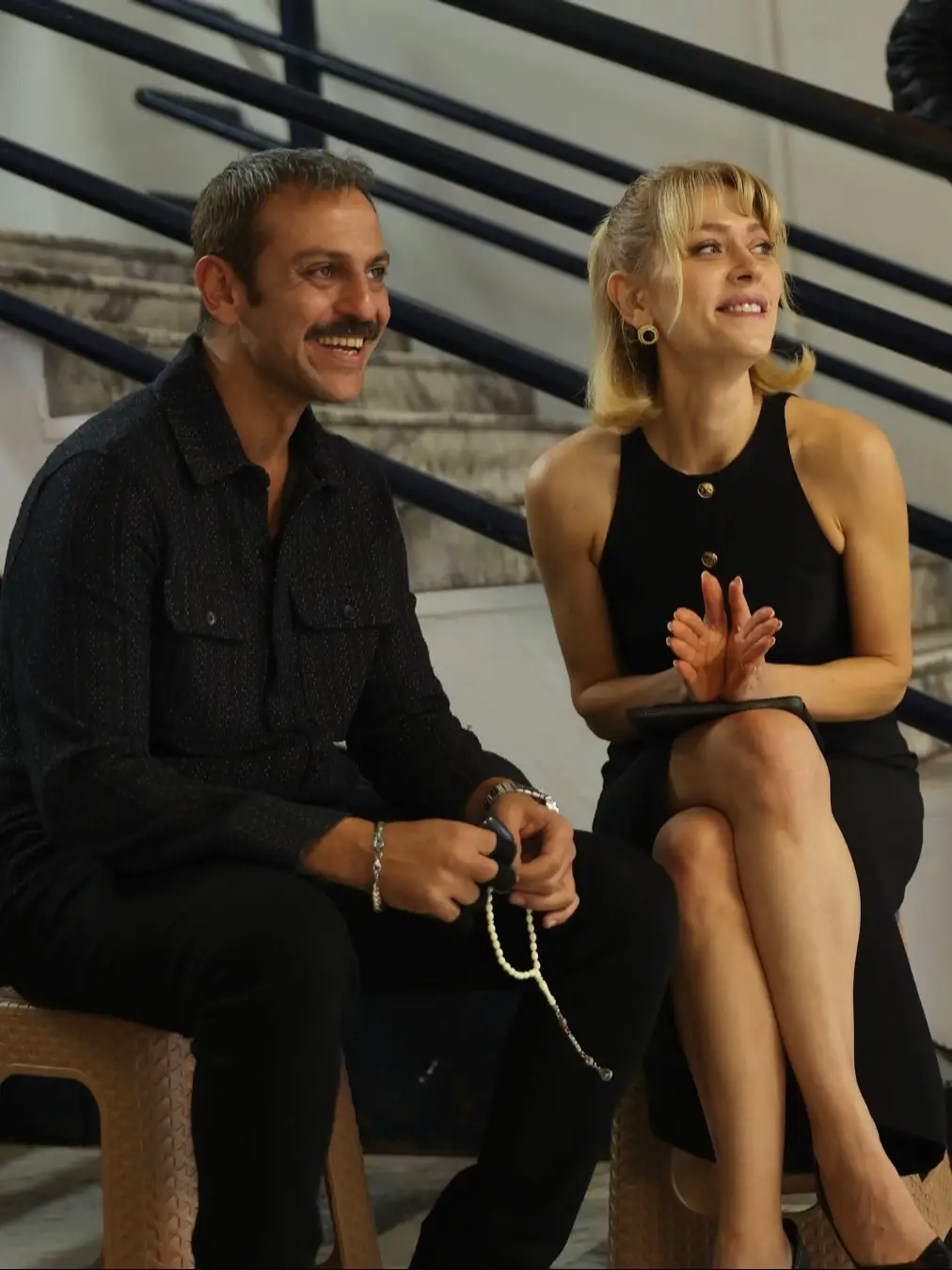 Sette #YahDer neşesi 🌹 😍  #Veliaht #HazalTüresan #ErkanKolçakKöstendil