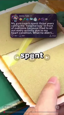 My gym coach spent three years calling me hospital boy in front of the everyone because I had to sit out of every activity due to my heart condition. What he didn’t know… #fyp #redditstories #fullstory (please ignore the glitch)