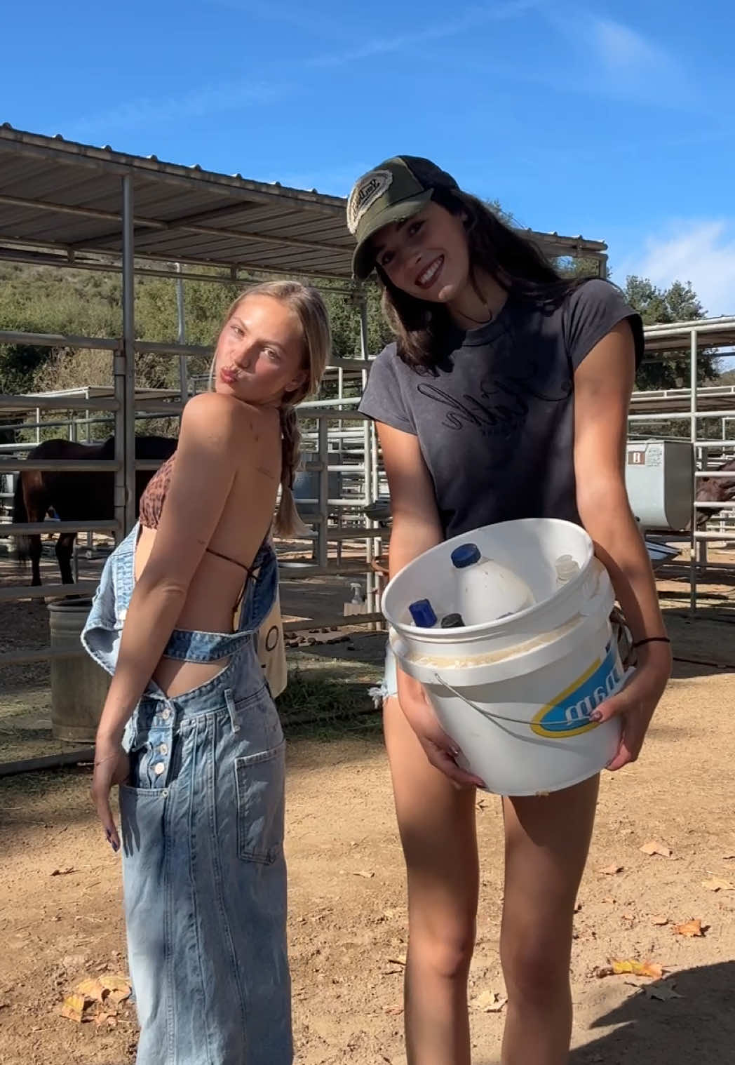 🍂🐎💛🍎 #stickseason #horses #friends #fall @Saskia 