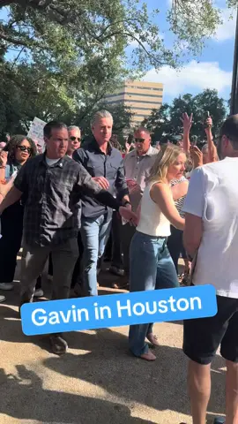 Gavin in Houston @Gavin Newsom @Governor Gavin Newsom #houston #gavin #politics #governor #fyp