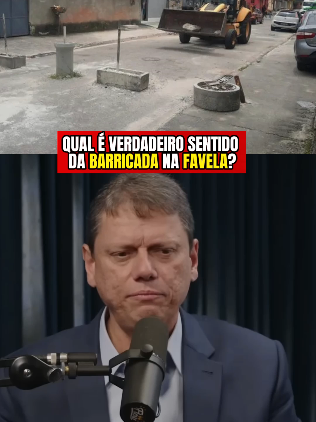 Qual é verdadeiro sentido da barricada na favela? @tarcisiogdf #tarcisiodfsp #tarcisiodefreitas #tarcisiocortes
