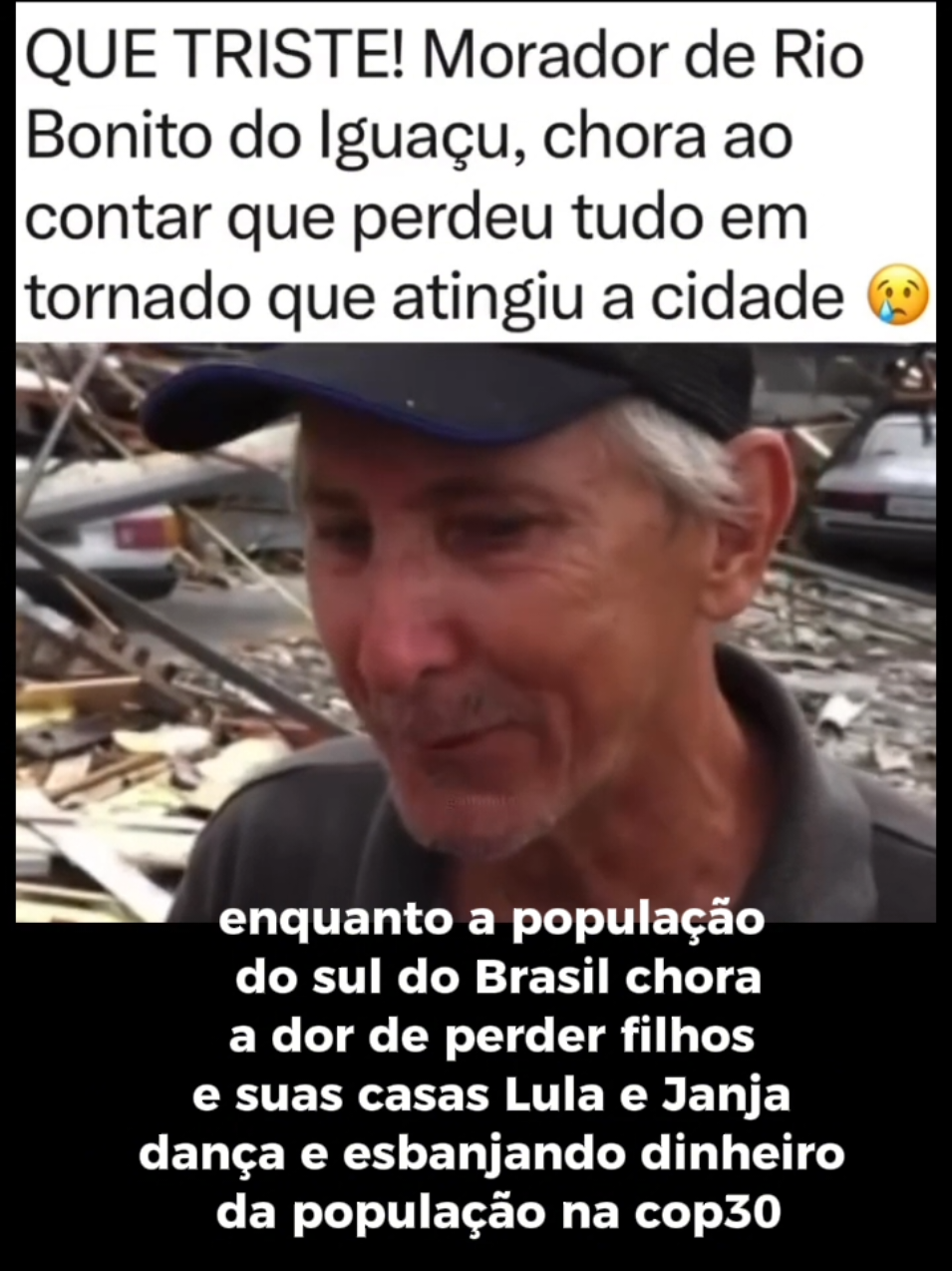 Lula e o descaso com a população Brasileira 