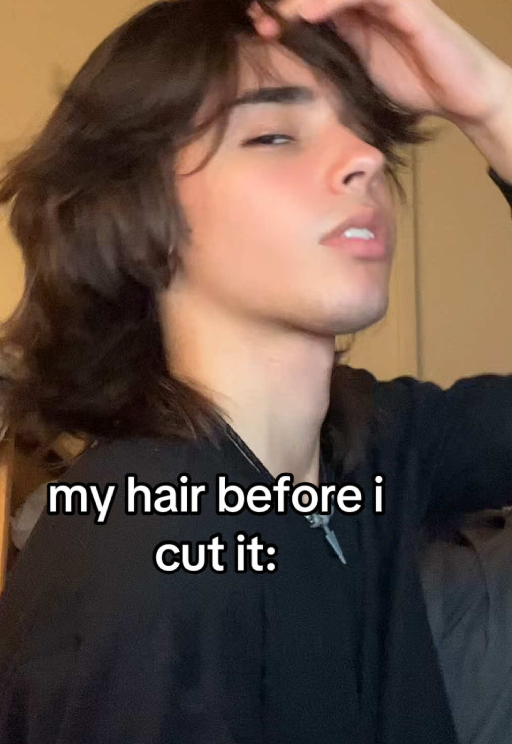 i went from indie/rock boyband to pop boyband #hair #haircut #fyp 