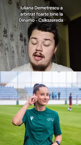 Mă bucură prestația bună a Iulianei Demetrescu și sper că mai multe femei o să arbitreze în Superliga României. #girl #dinamo #superligaromaniei #girls #omulcupareri 