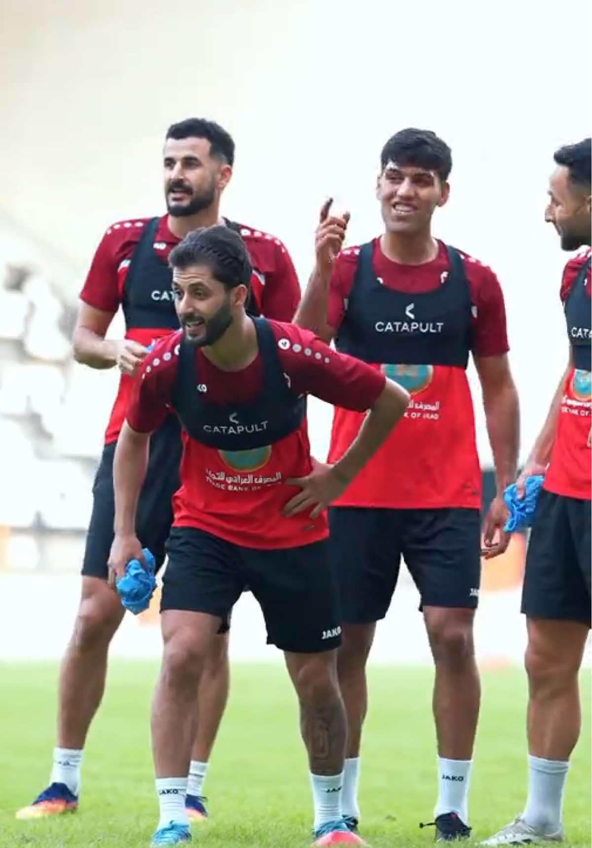 من قلب الأجواء 🔥🎥 كواليس الأسود من تدريبات اليوم 🦁🇮🇶 #sportsontiktok 