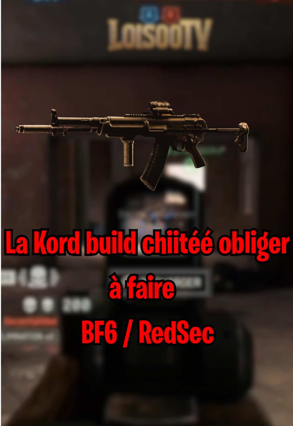 LA KORD NO RECUL SURPUISSANTE ! Et arrêtez avec vos meta c’est un battlefield😬 #bf6 #battlefield #redsec #battlefield6 #bf6settings 