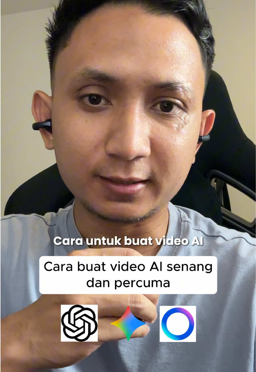 Cara untuk buat video AI percuma. Guna Chatgpt + Gemini + Meta. #Gemini #AI #Chatgpt #meta 