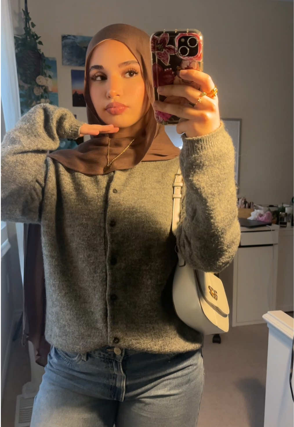 fall fits> #OOTD #hijabi #foryou #fallfashion #outfit 