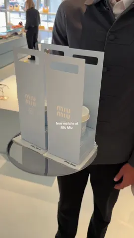 love me some matcha @Miu Miu  #matchalatte#matchalover#matcha#miami#fyp