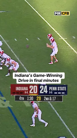 Fernando Mendoza led Indiana in this Game-Winning final drive 🤯 #fernandomendoza #cfb #indianafootball 