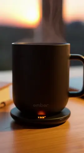 The mug that never lets your coffee die ☕ Set it.  Forget it.  Sip perfection. 🔗 Link in bio #AmazonFinds #SmartGadgets #EmberMug #TechTok #GadgetTok 
