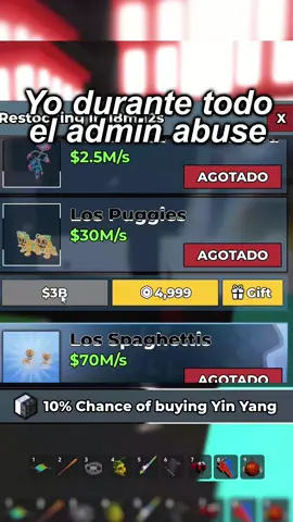 Fue imposible comprarlos 😔 #stealabrainrot #robaunbrainrot #adminabuse #robloxfyp #robloxx 