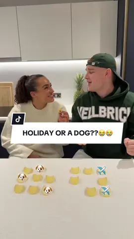 do we pick our dream holiday or a dog for our christmas??😭 #couple #couples #coupleschallenge #challenge #boomboomboom 