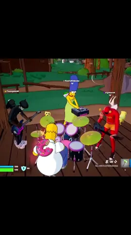 Amo a los Simpsons en Fortnite #fortnite