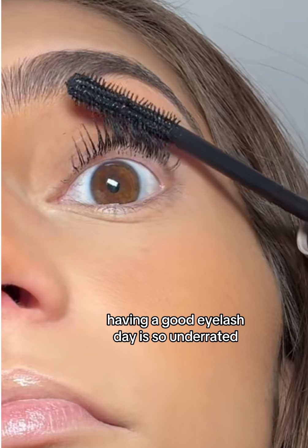 The feeling of a good lash day is unmatched >>> #lashes #mascara #imgood #fyp #mascaragonewrong 