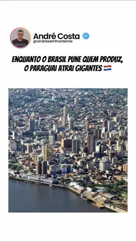 Enquanto o Brasil te sufoca com regra e imposto… o Paraguai atrai até a Lupo e o Google. 📲 Manda esse vídeo para alguém! #EmpreenderNoParaguai #AndreCosta #LeiDaMaquila