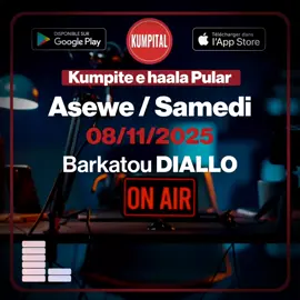 🎙🎧 L'actualité 🇬🇳 du Samedi 08 Novembre  2025 avec Barkatou 𝗗𝗜𝗔𝗟𝗟𝗢. 