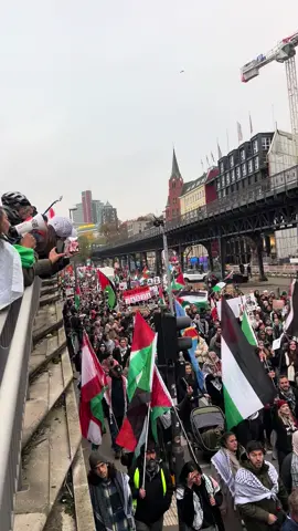 مسيرة حاشدة في هامبورغ نصرةً لغزة 🇵🇸 شارك فيها الآلاف للتنديد بالعدوان المستمر على الشعب الفلسطيني، وللمطالبة بوقف فوري لإطلاق النار ودعم حقوق الإنسان والحرية لفلسطين A massive march in Hamburg 🇩🇪 took place in solidarity with Gaza 🇵🇸, where thousands gathered to condemn the ongoing aggression against the Palestinian people, calling for an immediate ceasefire and justice for Palestine. #Gaza #FreePalestine #StopTheGenocide #CeasefireNow #Hamburg   