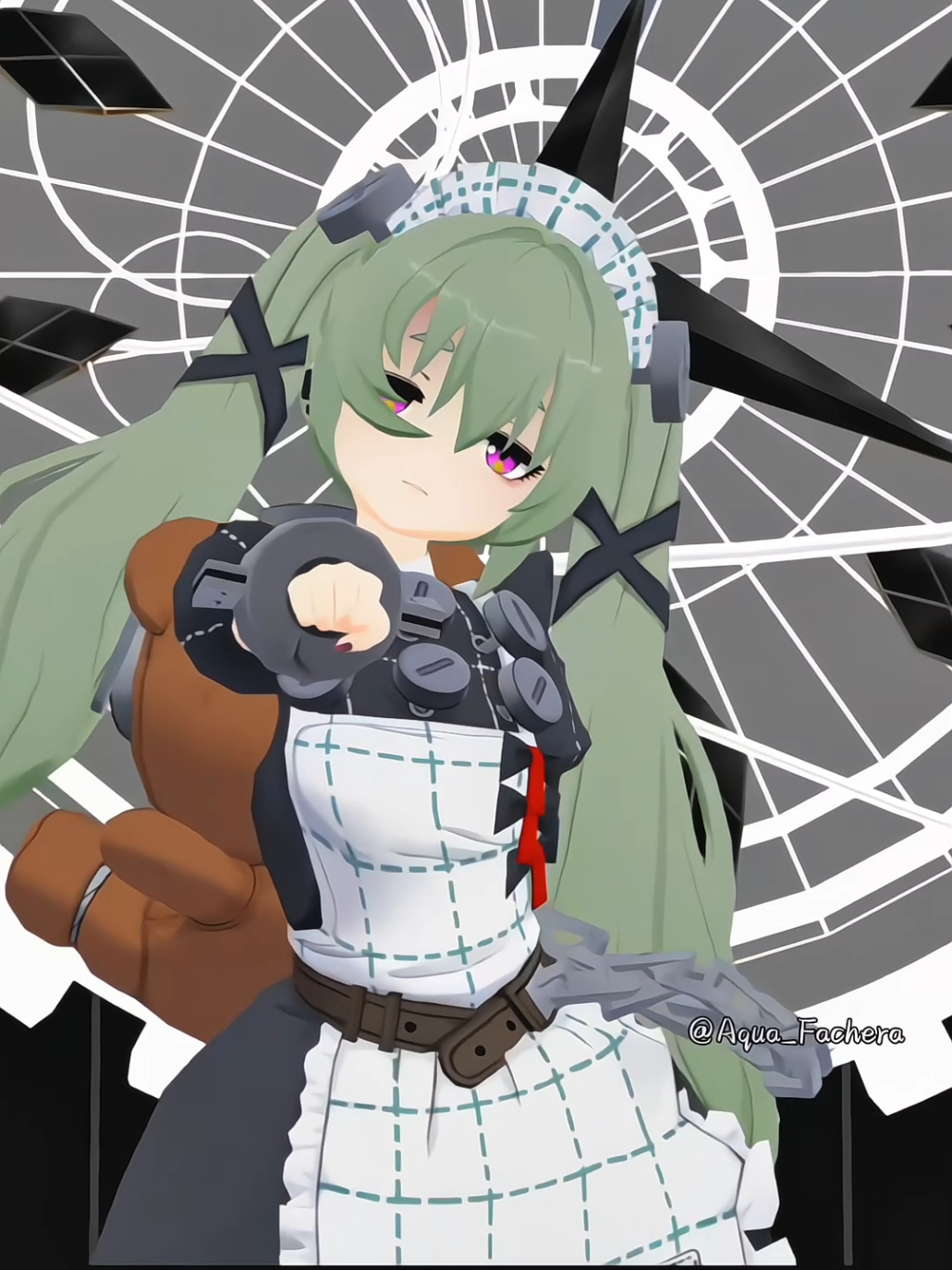 Corin Wickes MMD hold up Zenless Zone zero #waifu #MMD #animation #anime 