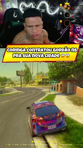 imagina só jogar ao lado do Gordão Ns 😱😱 e esse é só um dos famosos que vai estar na dz7😬 @CORINGA22  @Gordão  . . . #gtarp #fivem #coringa #dz7 #gordaons 