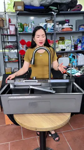 Chậu rửa bát 5 phím bồn rửa chén , đáy vẩy caro chống xước , inox 304 #ngagiadung20 #chauruabat #chauruabatinox304 #chauruabat1ho #chauruachen 