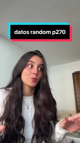 para los fans de datos random pt270🤯 ig: andrea.snowyy #SabiasQue #datosrandom #curiosidades 
