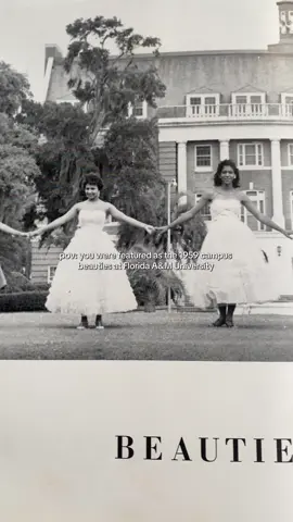 The 1959 campus beauties at Florida A&M University! #nostalgia #1950s #hbcu #famu 