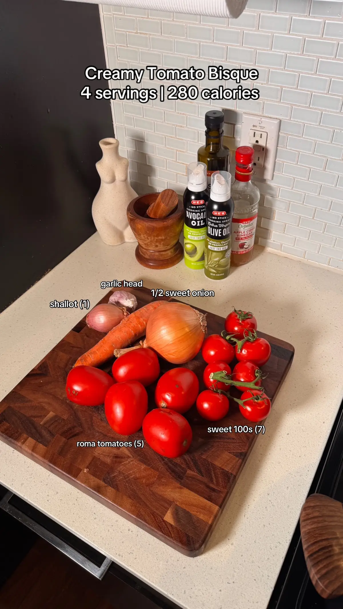 San Marzano Tomatoes are the BEST to use (couldn’t get my hands on any, unfortunately) #tomatosoup #soupseason #tomatobisque #blackgirlfollowtrain #soup 