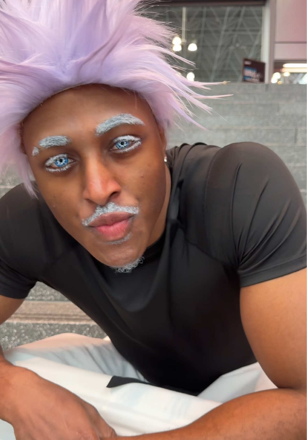 Should I have shaved the mustache? #anime #gojo #jjk #jujutsukaisen #fypシ 