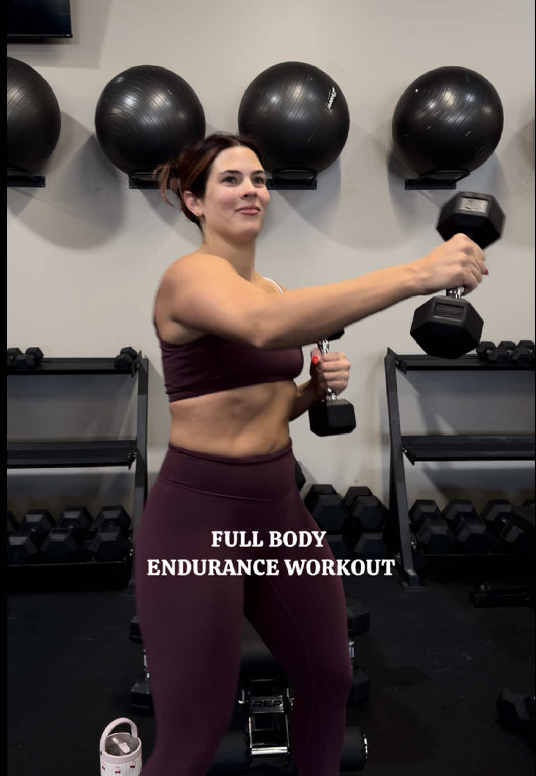 I look happy for almost 🤮 sprints last was not it fam #fullbodyworkout #workout #viral #fyp 