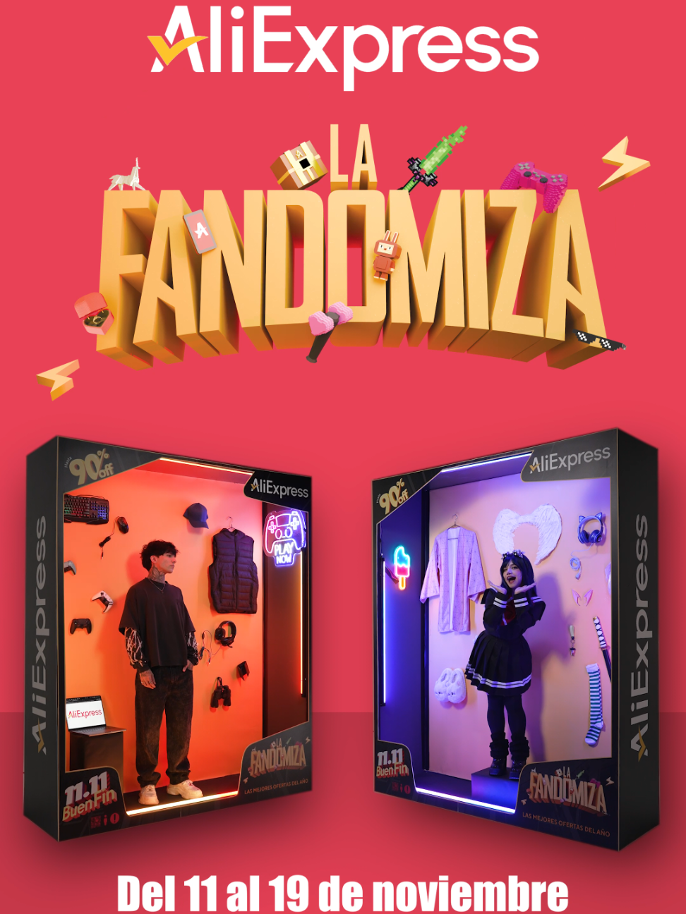 Prepárense, fandom lovers 🫨 se viene La Fandomiza y no están listos pa’ tanto nivel de obsesión. 💅🔥 @any_cemar @Cry  #AliExpress #AliExpressFinds #FandomizaAliExpress 