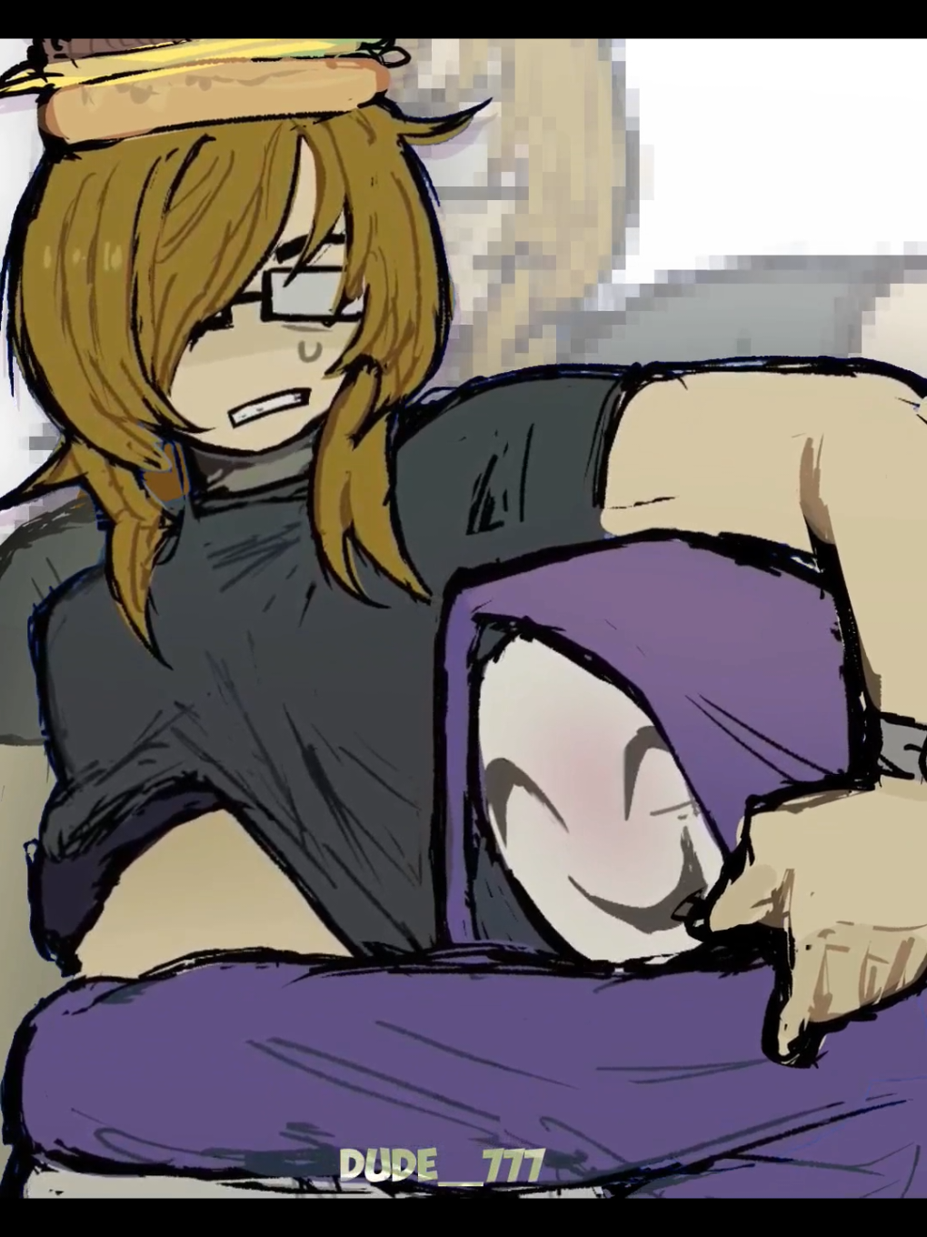 I finally got this done. Just so you know, this is an AU where these two are women #forsaken #roblox #007n7 #noli #animation 