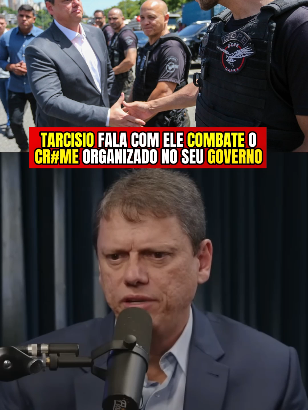 Tarcisio fala como ele conseguiu ele combate o Cr1me organizado no seu Governo @tarcisiogdf #tarcisiodfsp #tarcisiodefreitas #tarcisiocortes