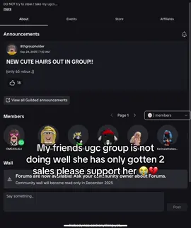 Please help a girl out she will rlly appreciate it !K 😭 #robloxugc #viral #fyp #robloxfyp #smallcreator 