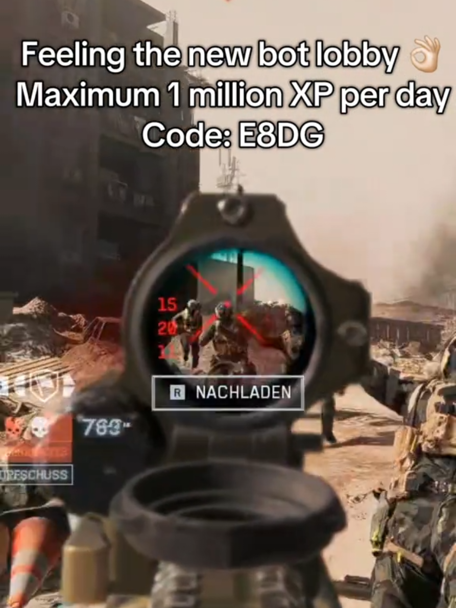 New bf6 bot lobby Code:E8DG #bf6 #battlefield #botlobby #xpfarm 