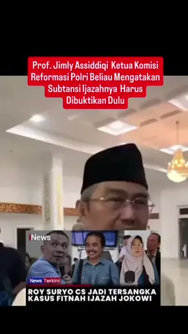 PROF. JIMLY ASSHIDDIQIE MANTAN KETUA MK #roysuryo #rismon #tifa #jimlyasshiddiqie #ijasahpalsujokowi 