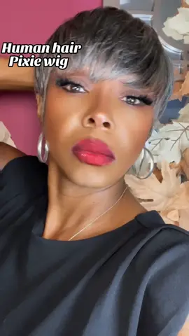 Grey Pixie wig #pixiecuthairstyle #shorthair #creatorpicks 