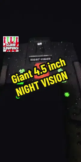 GIANT 4.5 Inch nighthawk Night vision. 5000 mA chargeable battery, 4K video and 48 megapixel photos #nightvision #infrared #giftsforhim #giftsfordad #outdoorgear 