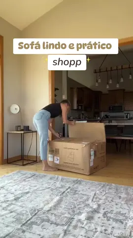 sofá que vem na caixa  #sofa #sofacover 