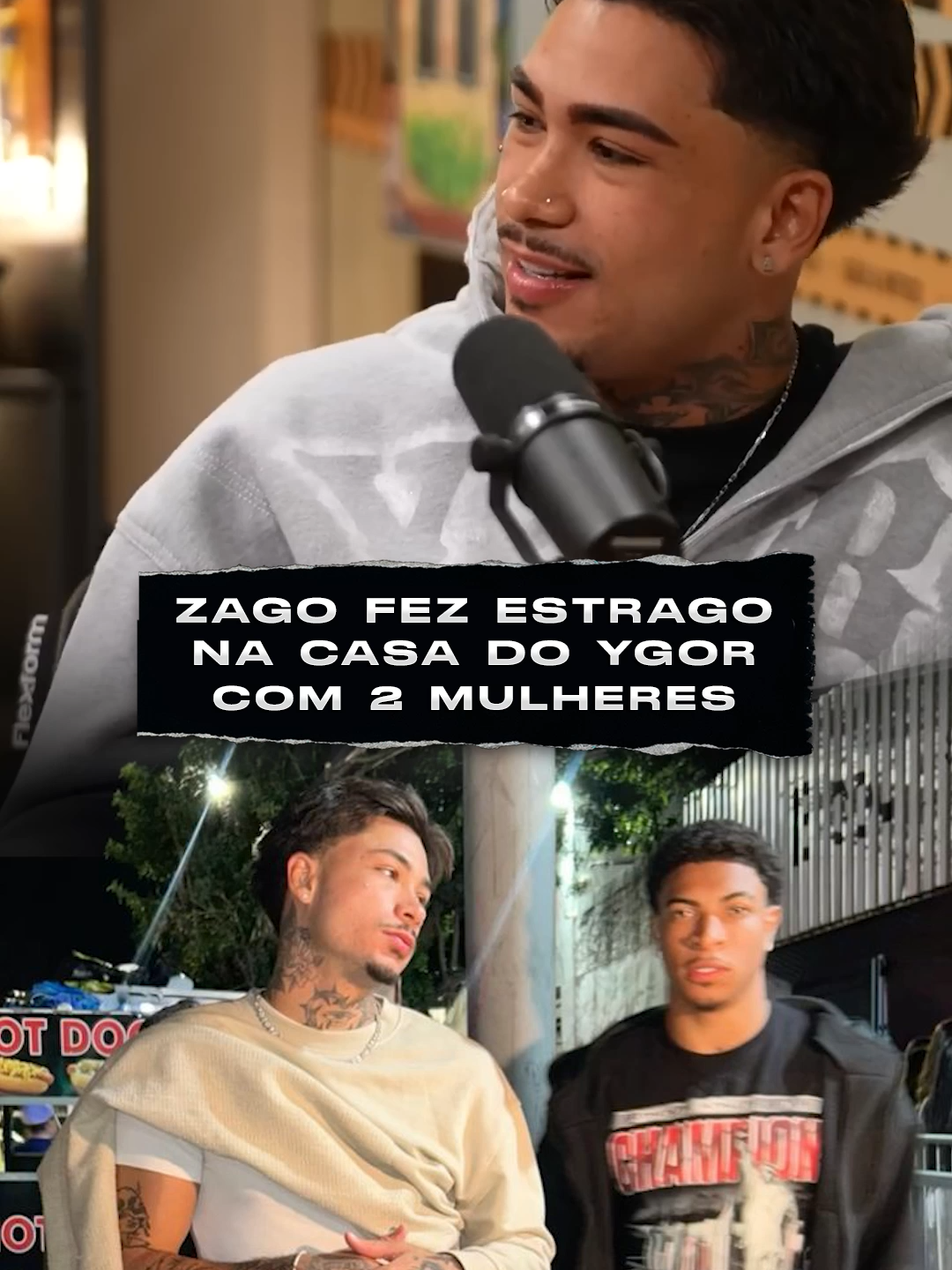ZAGO fez estrago na casa do ygor com 2 mulheres #zago #ygorbueno #igao #mitico #podpah #cortes