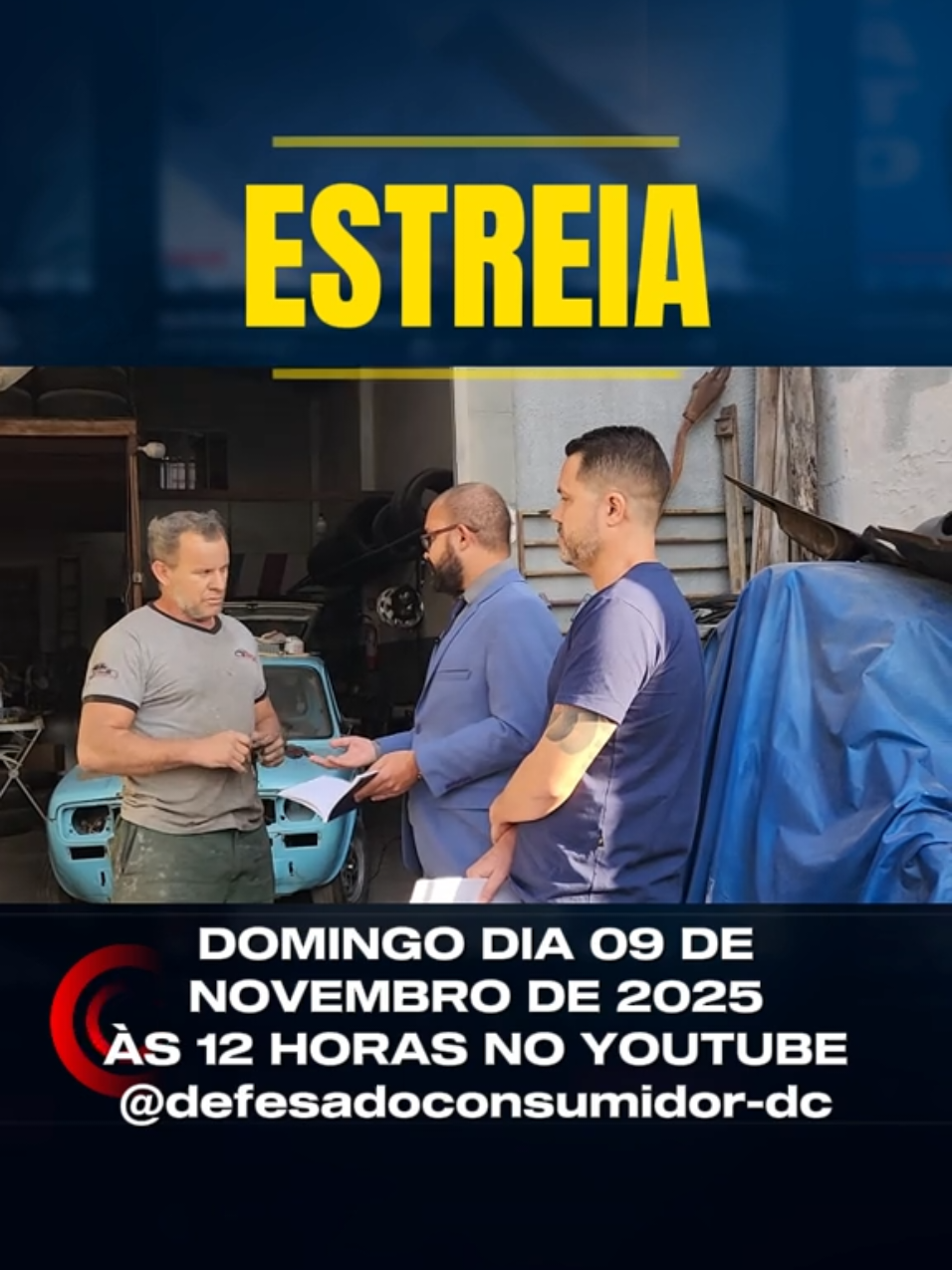 DOMINGO DIA 09 DE NOVEMBRO DE 2025 ÀS 12 HORAS NO YOUTUBE: @defesadoconsumidor-dc  #davidcorrêa #defesadoconsumidor #direitodoconsumidor
